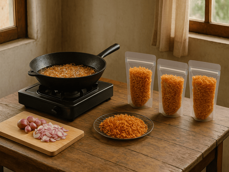 ide jualan bawang goreng